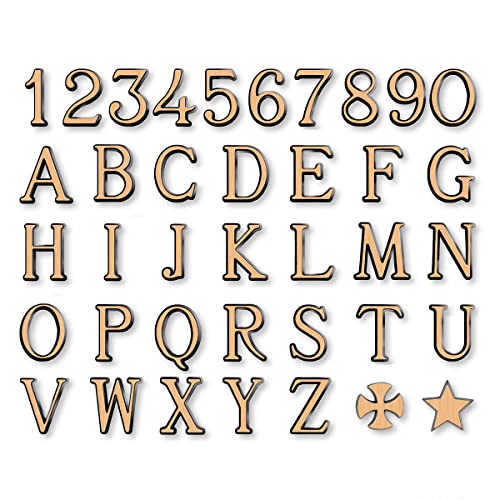 REAL VOTIVA FONDERIE D'ARTE Lettres et Chiffres en Bronze... - Auto & Moto en promo à 1.83€