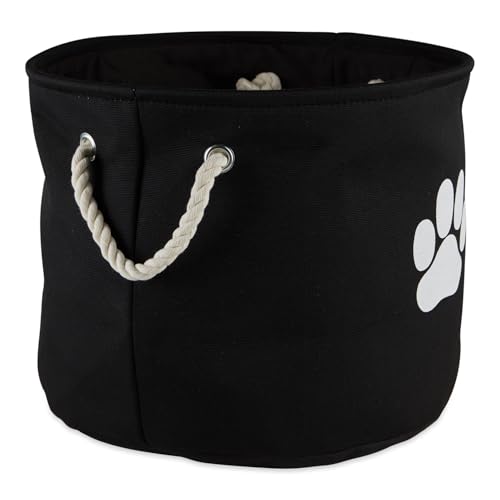 Bone Dry Poubelle pliable ronde en coton Noir M - Animalerie Amazon France à 17.33€