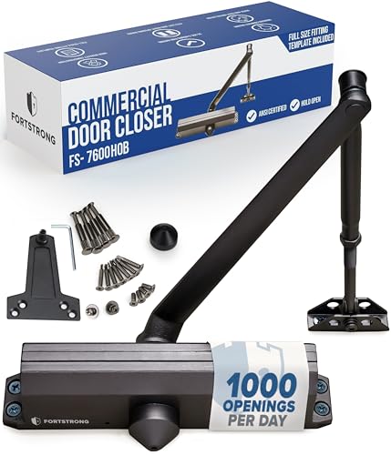 FORTSTRONG FS-7600 Door Closer w Hold Open Feature - Amazon Germany à 51.95€