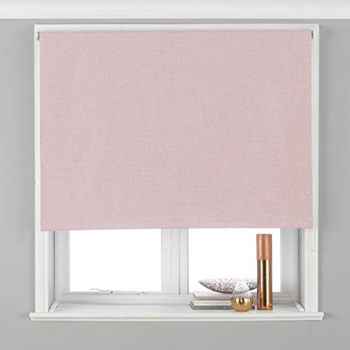 Riva Home Twilight Roller Blind, Blush, 153 x 162cm - Maison & Cuisine en promo à 17.50€