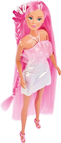 Simba Steffi Love Hair Glam Poupée en Robe pailletée avec... - Jouets & Jeux Amazon France à 11.61€