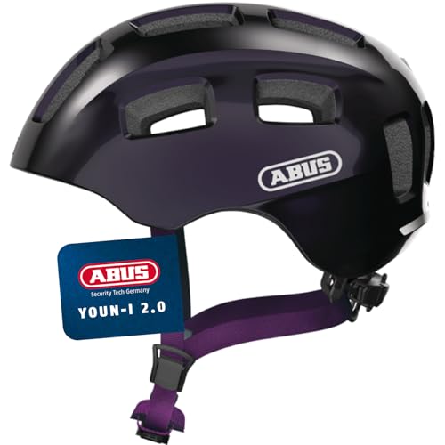 ABUS 40166 Fahrradhelm, Schwarz/Lila (Violet), S (48-54 cm​) - Sports & Fitness Amazon Allemagne à 44.99€