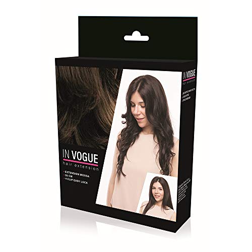 In Vogue Haarverlängerung, gewellt, Schwarz, 55,9 cm - Beauty & Fragrances Amazon Germany à 32.25€