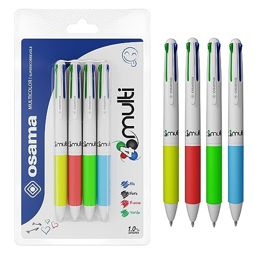 OSAMA, 4 Multi - Set Penne Colorate 4 Colori, 4 Pezzi... - Auto & Moto Amazon Italie à 10.20€