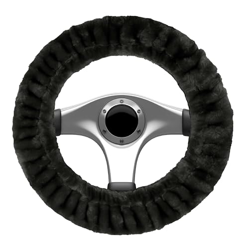 WALSER Funda de volante de peluche, Funda de volante vegana... - Jouets & Jeux en promo à 19.64€