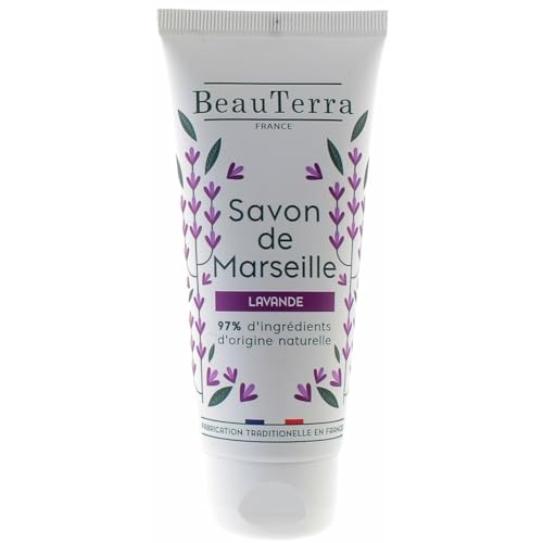BeauTerra Savon Liquide de Marseille Parfum Lavande 100 ml en promo à 2,70€ (-63%) sur Amazon FR