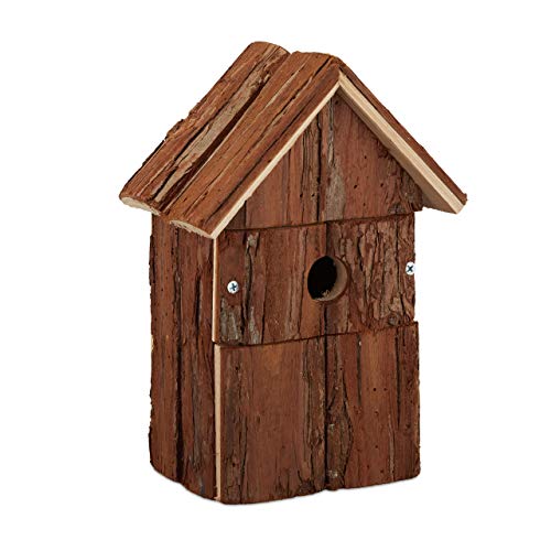 Relaxdays Casetta per Uccelli Decorativa, Casa in Legno da... - Sports & Fitness Amazon Italie à 22.83€
