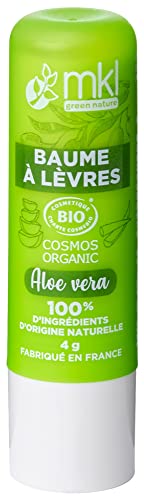 MKL Green Nature Baume à Lèvres Bio 4 g - Aloe Vera - Beauté & Parfums Amazon France à 2.56€
