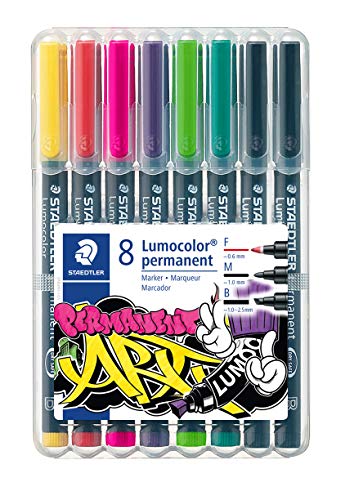 STAEDTLER 31-S WP8 Lumocolor Permanent Art. Estuche... - Loisirs Créatifs Amazon Espagne à 9.40€