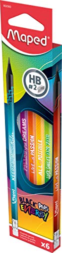 Maped 852000 - Matite egonomiche a tre bordi BLACK'PEPS... - Amazon Italie à 2.69€