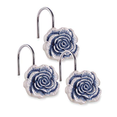 Popular Bath Blossom Rose, Resin, Blue, Shower Hooks - Sports & Fitness Amazon Royaume-Uni à 18.82€