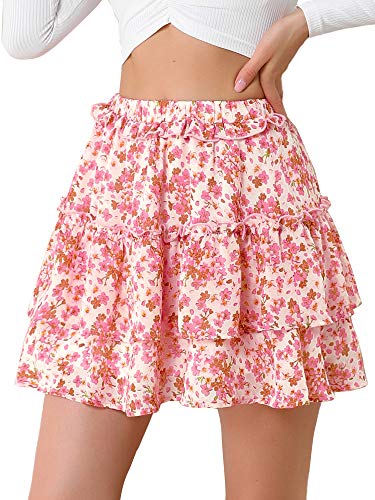 Allegra K Minifalda de Mujer con Dobladillo con Volantes y... - Home & Kitchen Amazon Spain à 10.01€