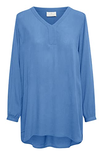 Kaffe Amber V-Neck Tunic Blusa, Lightblue, 34 De Las Mujeres - Home & Kitchen Amazon Spain à 10.50€