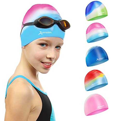 Gorro de Natación para Niños Niñas de 5 a 12 Años - Gorros... - Toys & Games Amazon Spain à 11.62€