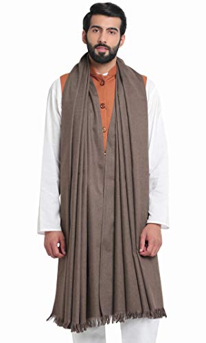 Weavers Villa Chal de lana liso Dhariwal para hombre [50 x... - Amazon Spain à 10.13€