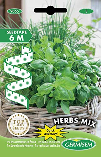 Germisem Herbs Mix Trio Erbe Aromatiche Semi su Nastro da 6... - Amazon Italy à 4.91€