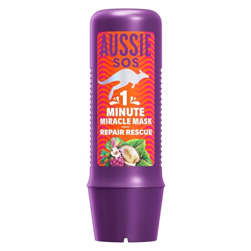 Aussie SOS 1 Minute Miracle Repair Rescue Mask 250ml to... - Beauty & Fragrances Amazon UK à 4.80€