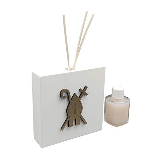 OGGETTANDO, Ambientador de piel sintética blanca Tiara Gold... - Maison & Cuisine Amazon Espagne à 5.99€