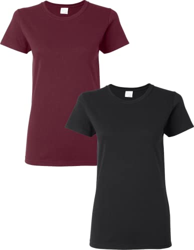 Gildan Camiseta de manga corta con cuello redondo para... - Mode & Vêtements en promo à 29.00€