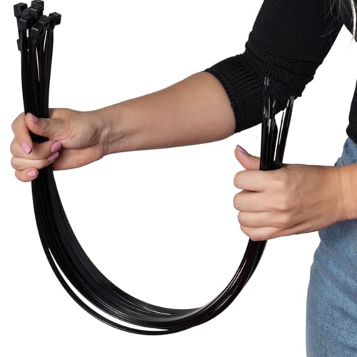 ERKO Fascette plastica nere 450 x 7,6 mm 100 pezzi di... - Fournitures Bureau Amazon Italie à 15.99€