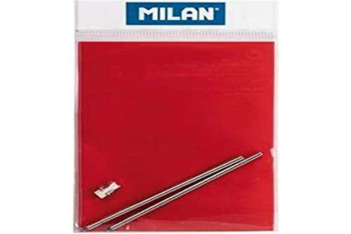MILAN Mil-Blei Kugelschreiberminen 1772601/2 Stück/blau/rot - Fournitures Bureau Amazon Allemagne à 4.99€
