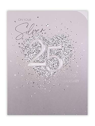 Clintons: Carte de 25e anniversaire de mariage en forme de... - Auto & Moto en promo à 3.87€