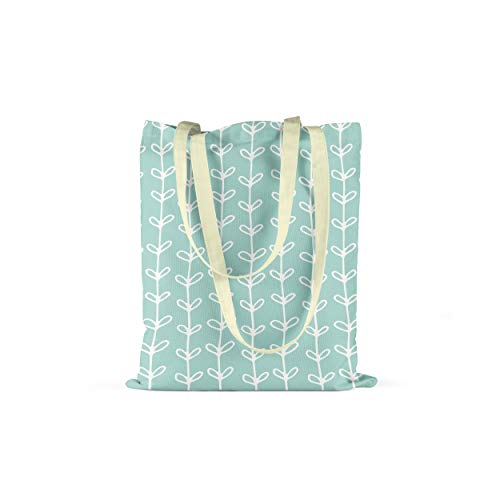 Le Jardin du Lin Bedruckte Einkaufstasche, Tasche, Faltbar... - Maison & Cuisine Amazon Allemagne à 5.58€