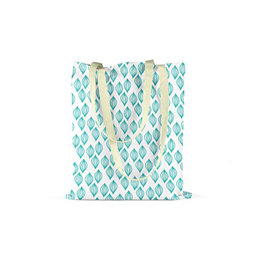 Le Jardin du Lin Bedruckte Einkaufstasche, Tasche, Faltbar... - Maison & Cuisine Amazon Allemagne à 5.56€