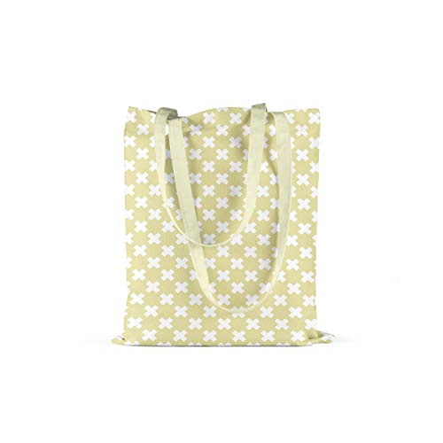 Le Jardin du Lin Bedruckte Einkaufstasche, Tasche, Faltbar... - Maison & Cuisine Amazon Allemagne à 5.56€