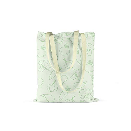 Le Jardin du Lin Bedruckte Einkaufstasche, Tasche, Faltbar... - Home & Kitchen Amazon Germany à 5.21€