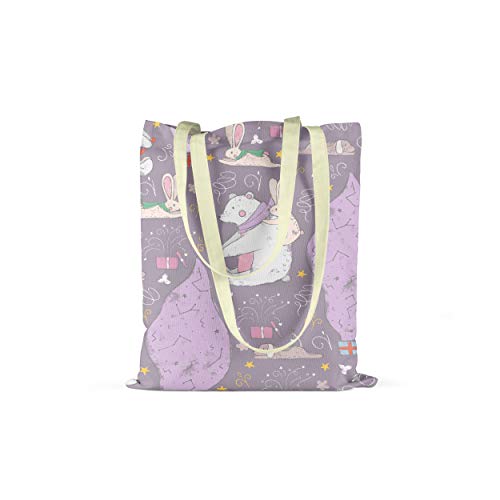 Le Jardin du Lin Bedruckte Einkaufstasche, Tasche, Faltbar... - Maison & Cuisine Amazon Allemagne à 5.61€