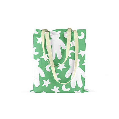 Le Jardin du Lin Bedruckte Einkaufstasche, Tasche, Faltbar... - Maison & Cuisine Amazon Allemagne à 5.56€