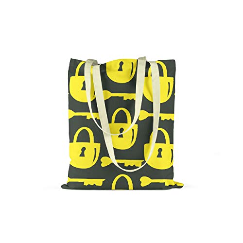 Le Jardin du Lin Bedruckte Einkaufstasche, Tasche, Faltbar... - Maison & Cuisine Amazon Allemagne à 5.61€