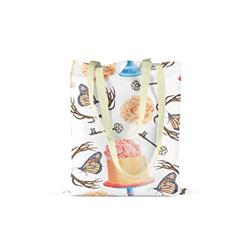 Bonamaison, Bolso De Mano Impreso, Bolso de la Compra... - Garden & Outdoor en promo à 4.56€