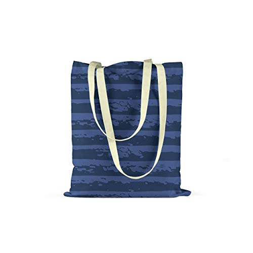 Le Jardin du Lin Bedruckte Einkaufstasche, Tasche, Faltbar... - Maison & Cuisine Amazon Allemagne à 5.61€