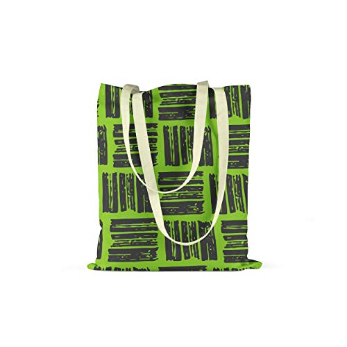 Le Jardin du Lin Bedruckte Einkaufstasche, Tasche, Faltbar... - Maison & Cuisine Amazon Allemagne à 4.40€