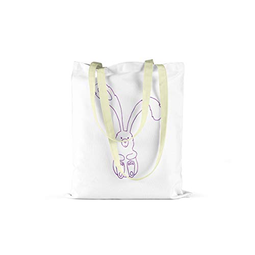 Le Jardin du Lin Bedruckte Einkaufstasche, Tasche, Faltbar... - Home & Kitchen Amazon Germany à 5.61€