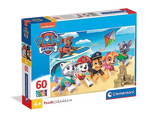 Clementoni - 26091 - Supercolor Puzzle - Paw Patrol - 60... - Jouets & Jeux Amazon Italie à 6.90€