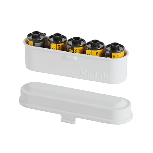 KODAK Film Case - White, Retro, Compact, Portable Steel... - Maison & Cuisine Amazon Royaume-Uni à 19.88€