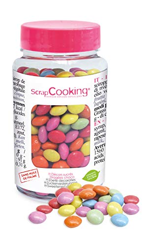 SCRAP COOKING Pot de Décors Sucrés Dragées Chocolat... - Maison & Cuisine Amazon France à 3.32€