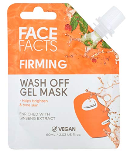 Face Facts Firming Gel Mask | Brighten + Tone | Resealable... - Beauté & Parfums Amazon Royaume-Uni à 1.25€