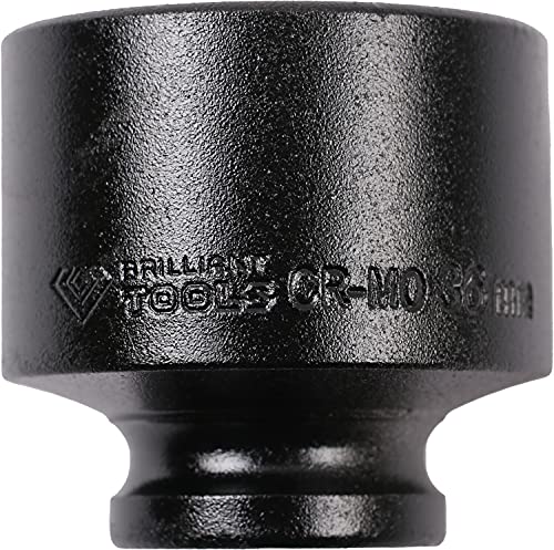 BRILLIANT TOOLS BT022683 Douille à chocs 12 pans 1/2" 36... - Home & Kitchen Amazon France à 12.28€