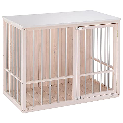 Ferplast Indoor Kennel for Dogs, Dog Crate, FSC Wood... - Home & Kitchen Amazon UK à 128.98€