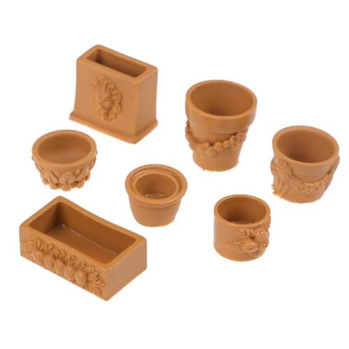 Hotaden 7 pc/insieme mini miniatura Bonsai Flower Pot per... - Jardin & Extérieur Amazon Italie à 4.99€