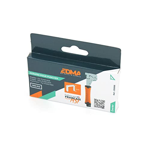 1000 AGRAFES - Pour PUNCHER - 8 mm en promo à 9,53€ (-62%) sur Amazon FR