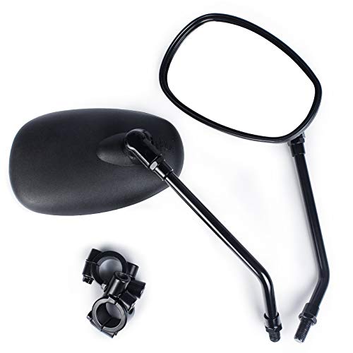Universal Motorcycle Mirrors Black Rearview Mirrors with... en promo à 26,31€ (-45%) sur Amazon FR