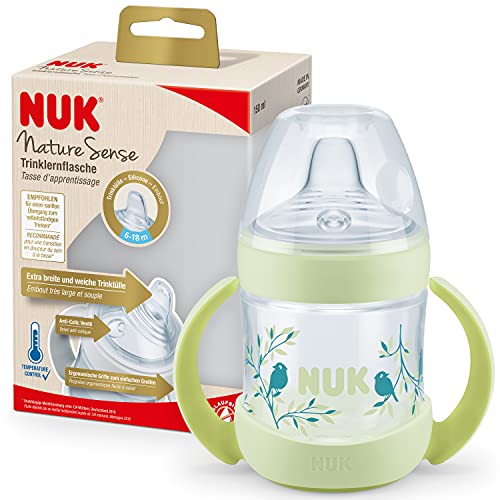 NUK Nature Sense - Biberón para aprender a beber, 6-18... - Bébé & Puériculture Amazon Espagne à 8.99€