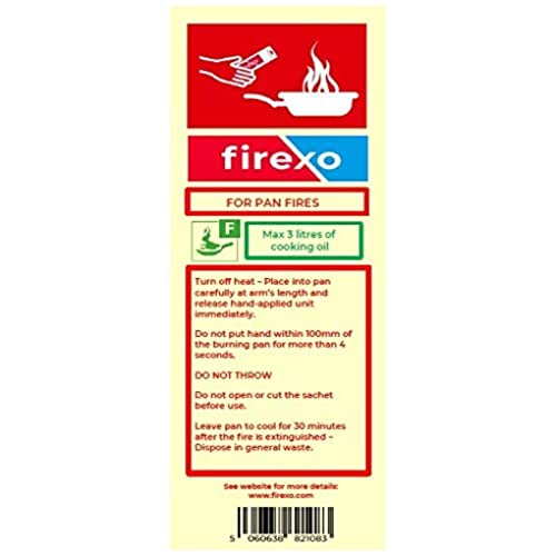 Firexo Panneau pour sachet d'extinction d'incendie... en promo à 5,83€ (-48%) sur Amazon FR