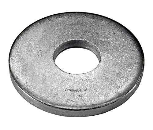 DIN 9021 große Unterlegscheibe Stahl verzinkt 5,3 * 25 Stück - Bricolage & Outils en promo à 0.65€