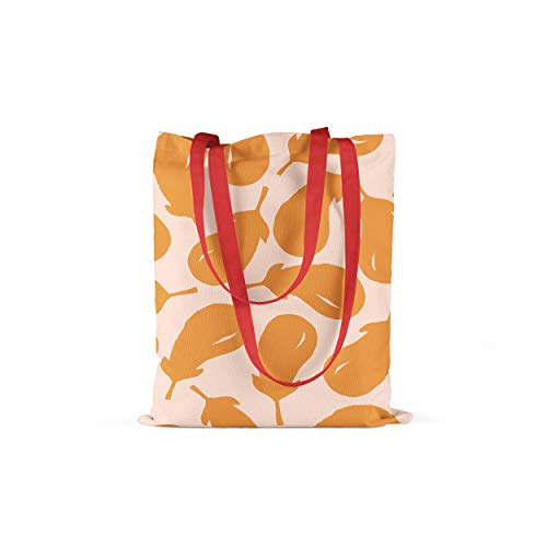Le Jardin du Lin Bedruckte Einkaufstasche mit Roten Langen... - Maison & Cuisine en promo à 5.61€